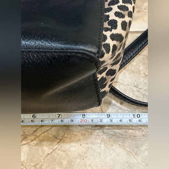 Kate Spade Leather Leopard Print Backpack - Picture 5 of 6